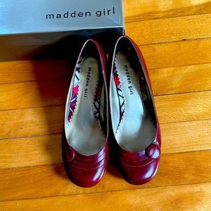 Vintage Madden Girl Red heels size 8.5